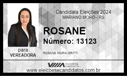 Candidato ROSANE 2024 - MARIANO MORO - Eleições