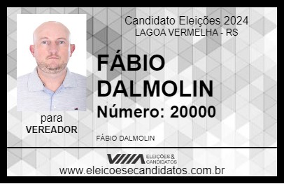 Candidato FÁBIO DALMOLIN 2024 - LAGOA VERMELHA - Eleições