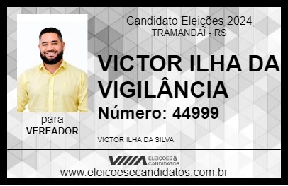 Candidato VICTOR ILHA DA VIGILÂNCIA 2024 - TRAMANDAÍ - Eleições