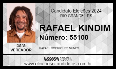 Candidato RAFAEL KINDIM 2024 - RIO GRANDE - Eleições