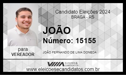 Candidato JOÃO 2024 - BRAGA - Eleições