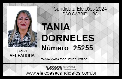 Candidato TANIA DORNELES 2024 - SÃO GABRIEL - Eleições