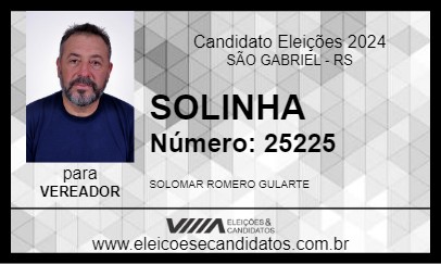 Candidato SOLINHA 2024 - SÃO GABRIEL - Eleições