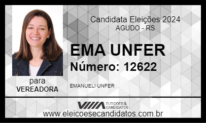 Candidato EMA UNFER 2024 - AGUDO - Eleições