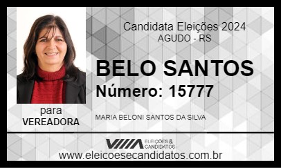 Candidato BELO SANTOS 2024 - AGUDO - Eleições