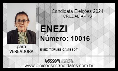 Candidato ENEZI 2024 - CRUZ ALTA - Eleições