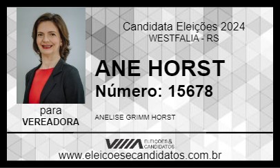 Candidato ANE HORST 2024 - WESTFALIA - Eleições