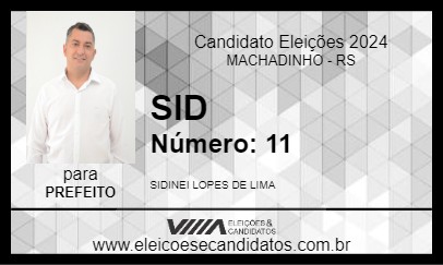 Candidato SID 2024 - MACHADINHO - Eleições