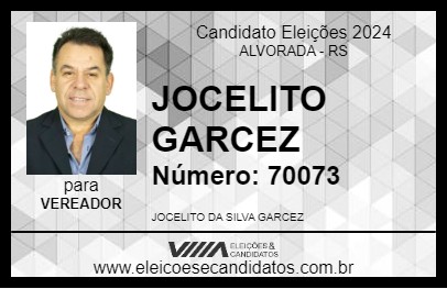 Candidato JOCELITO GARCEZ 2024 - ALVORADA - Eleições