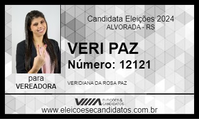 Candidato VERI PAZ 2024 - ALVORADA - Eleições