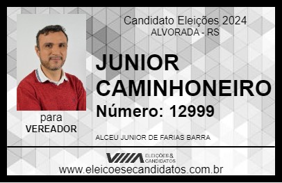 Candidato JUNIOR CAMINHONEIRO 2024 - ALVORADA - Eleições