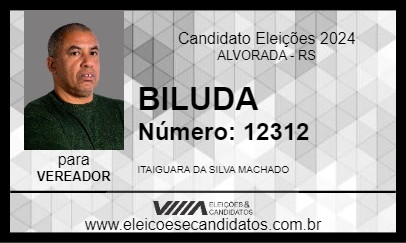 Candidato BILUDA 2024 - ALVORADA - Eleições