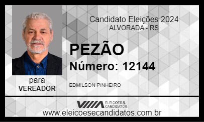 Candidato PEZÃO 2024 - ALVORADA - Eleições