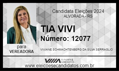 Candidato TIA VIVI 2024 - ALVORADA - Eleições