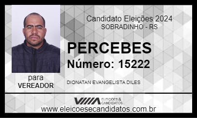 Candidato PERCEBES 2024 - SOBRADINHO - Eleições