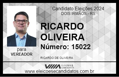 Candidato RICARDO OLIVEIRA 2024 - DOIS IRMÃOS - Eleições