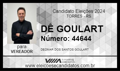 Candidato DÊ GOULART 2024 - TORRES - Eleições