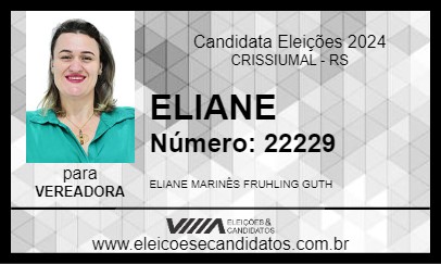 Candidato ELIANE 2024 - CRISSIUMAL - Eleições