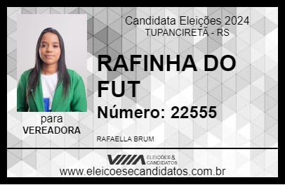 Candidato RAFINHA DO FUT 2024 - TUPANCIRETÃ - Eleições