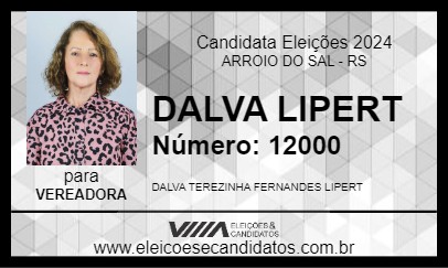 Candidato DALVA LIPERT 2024 - ARROIO DO SAL - Eleições