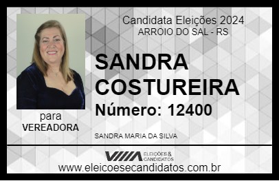 Candidato SANDRA COSTUREIRA 2024 - ARROIO DO SAL - Eleições