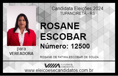 Candidato ROSANE ESCOBAR 2024 - TUPANCIRETÃ - Eleições