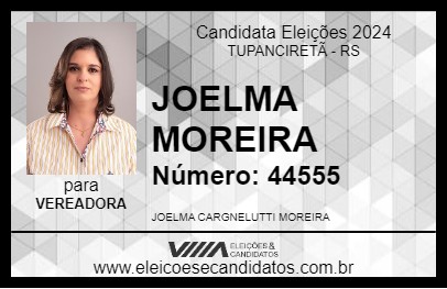 Candidato JOELMA MOREIRA 2024 - TUPANCIRETÃ - Eleições