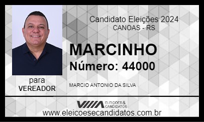 Candidato MARCINHO 2024 - CANOAS - Eleições