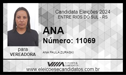 Candidato ANA 2024 - ENTRE RIOS DO SUL - Eleições