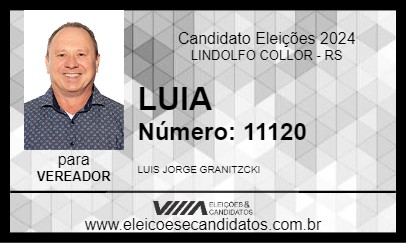 Candidato LUIA 2024 - LINDOLFO COLLOR - Eleições