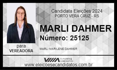 Candidato MARLI DAHMER 2024 - PORTO VERA CRUZ - Eleições