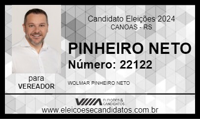 Candidato PINHEIRO NETO 2024 - CANOAS - Eleições