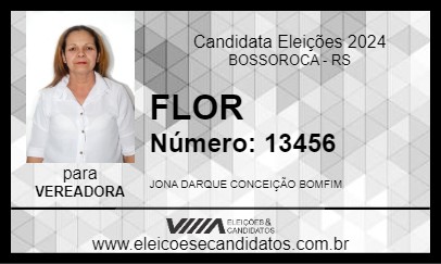 Candidato FLOR 2024 - BOSSOROCA - Eleições