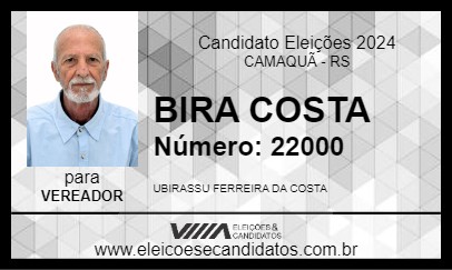 Candidato BIRA COSTA 2024 - CAMAQUÃ - Eleições