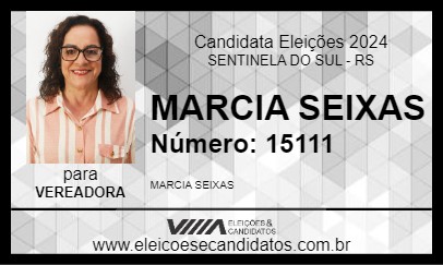 Candidato MARCIA SEIXAS 2024 - SENTINELA DO SUL - Eleições