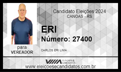 Candidato ERI 2024 - CANOAS - Eleições