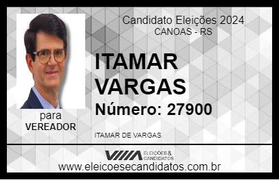 Candidato ITAMAR VARGAS 2024 - CANOAS - Eleições