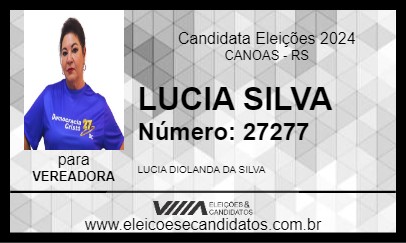 Candidato LUCIA SILVA 2024 - CANOAS - Eleições