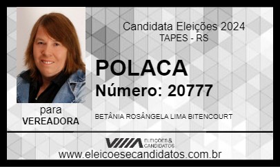 Candidato POLACA 2024 - TAPES - Eleições