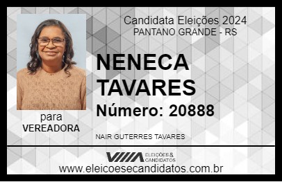 Candidato NENECA TAVARES 2024 - PANTANO GRANDE - Eleições