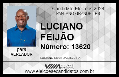 Candidato LUCIANO FEIJÃO 2024 - PANTANO GRANDE - Eleições