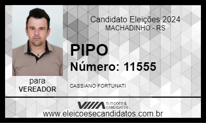 Candidato PIPO 2024 - MACHADINHO - Eleições