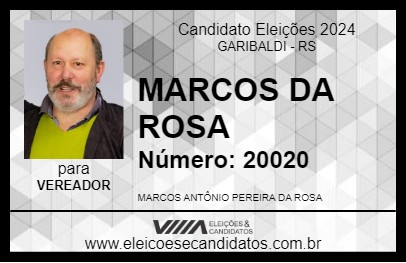 Candidato MARCOS DA ROSA 2024 - GARIBALDI - Eleições