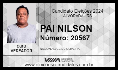 Candidato PAI NILSON 2024 - ALVORADA - Eleições