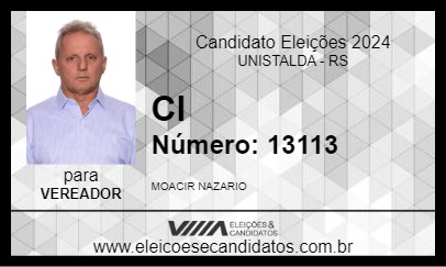 Candidato CI 2024 - UNISTALDA - Eleições