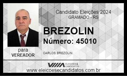 Candidato BREZOLIN 2024 - GRAMADO - Eleições