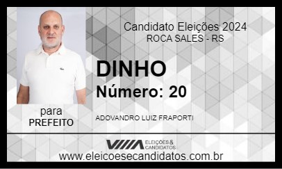 Candidato DINHO 2024 - ROCA SALES - Eleições