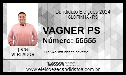 Candidato VAGNER PS 2024 - GLORINHA - Eleições