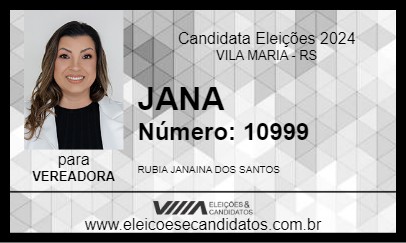 Candidato JANA 2024 - VILA MARIA - Eleições