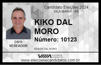 Candidato KIKO DAL MORO 2024 - VILA MARIA - Eleições